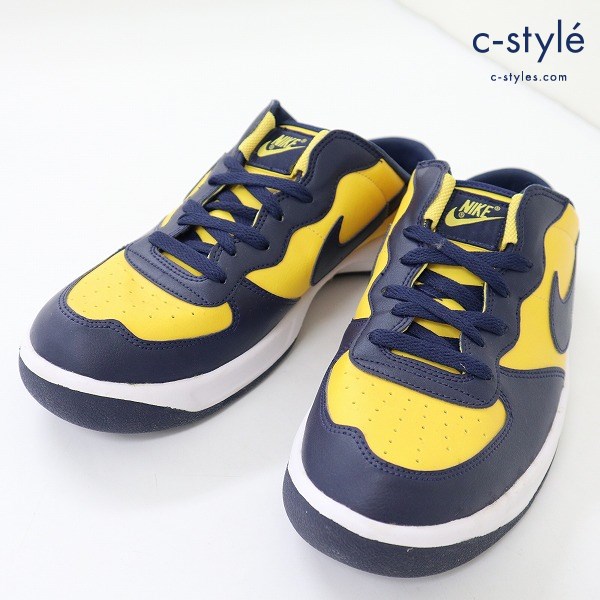 NIKE ナイキ A83 CLOG クロッグ 44379-700 29cm イエロー×ネイビー スリッポン サンダル