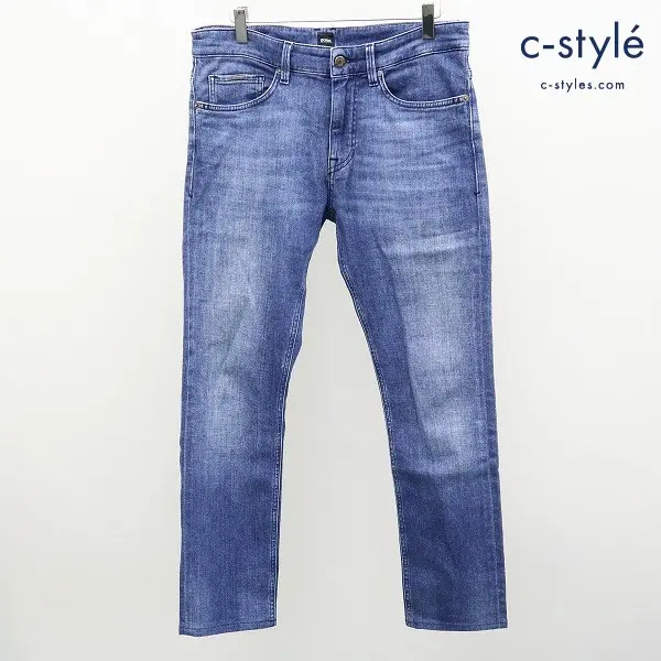 HUGO BOSS ヒューゴボス CASHMERE-TOUCH DENIM ストレッチスキニーデニム 31/32 インディゴ ジーンズ