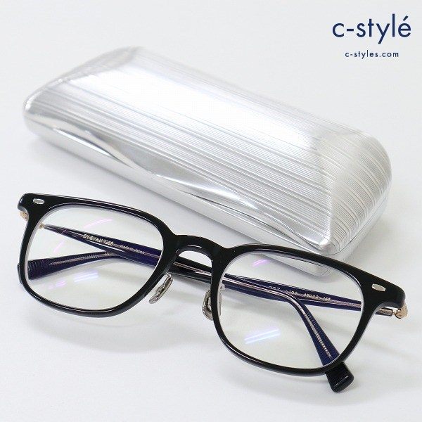 EYEVAN アイヴァン 7285 337 C.100 49□22-145 度入り 眼鏡 メガネ ブラック 日本製