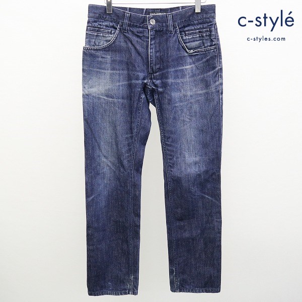 DOLCE&GABBANA ドルチェ&ガッバーナ デニムパンツ 44 インディゴ G3FBLP/G8199 MADE IN ITALY コットン100％