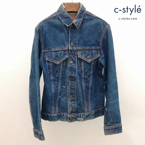 LEVI’S リーバイス 4th 70505 小パッチ カンヌキ黒 BIG E デニムジャケット