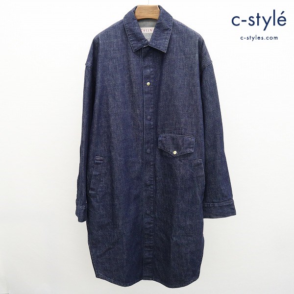 CULLNI クルニ デニムロングシャツ size1 インディゴ 19-SS-010 綿100 長袖 日本製 ボタンダウン