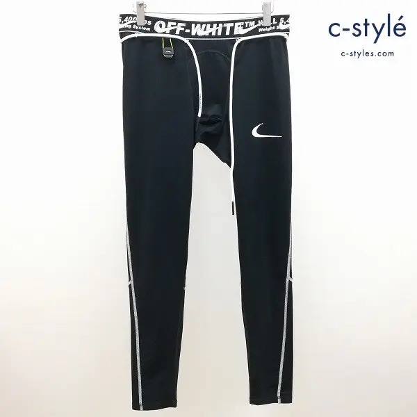 NIKE ナイキ × OFF-WHITE オフホワイト NRG Ru Pro Tight CN5532-010 XL ブラック タイツ スポーツウェア
