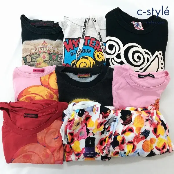 HYSTERIC MINI トレーナー パーカー Tシャツ ノースリーブ セットアップ 120 キッズ 女の子 男の子 計9点