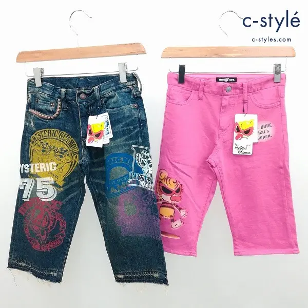 HYSTERIC MINI ヒステリックミニ ハーフパンツ 計2点 140cm キッズ 男の子 女の子 綿100 日本製