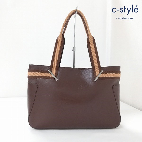 GUCCI グッチ レザー トートバッグ 002 1135 002058 ブラウン 鞄 カバン