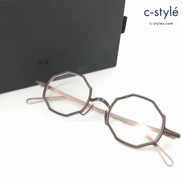 RIGARDS リガーズ RG0088ST THE OCTAGON VINTAGE GOLD PATINA / CLEAR LENS メガネ 眼鏡