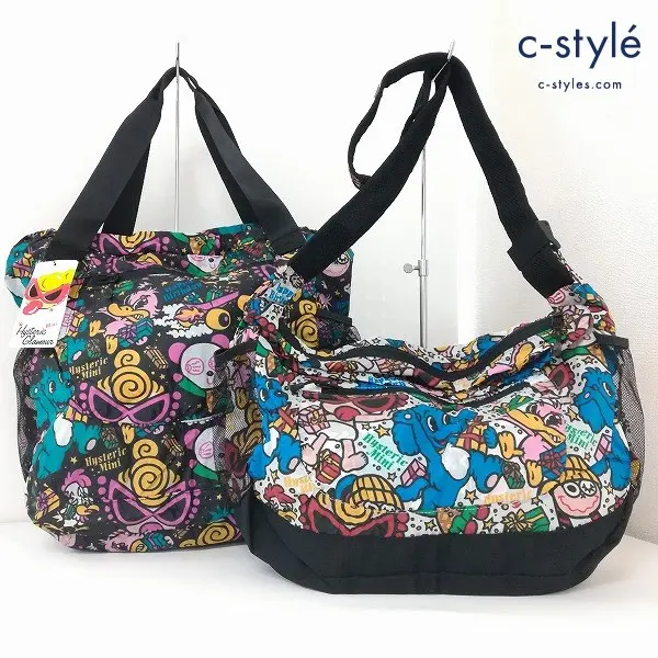 HYSTERIC MINI ヒステリックミニ トート ショルダー 計2点 まとめて 総柄 キッズ 男の子 女の子