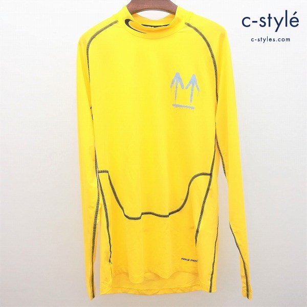 NIKE × OFF WHITE ナイキ オフホワイト SS20 DRI-FIT 長袖 ウェア XL イエロー CN5528-731