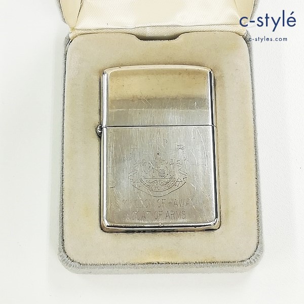 ZIPPO ジッポー ライター 1955-1979 Sterling Silver KINGDOM OF HAWAII シルバー