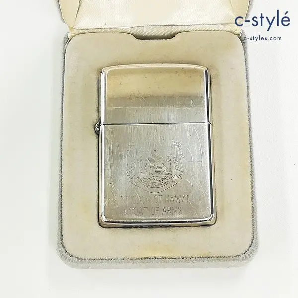 ZIPPO ジッポー ライター 1955-1979 Sterling Silver KINGDOM OF HAWAII シルバー
