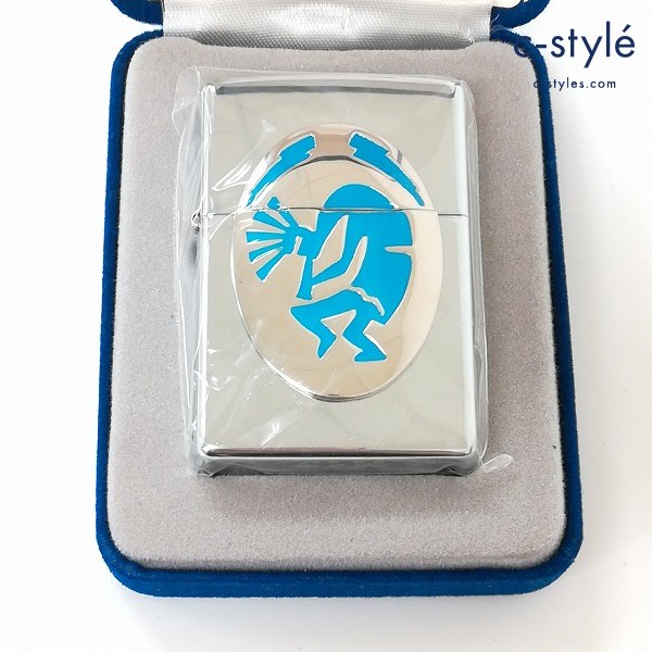 ZIPPO ジッポー ココペリ メタル 1997 ターコイズ 396 ザウスメタル シルバー 喫煙具 喫煙グッズ ライター