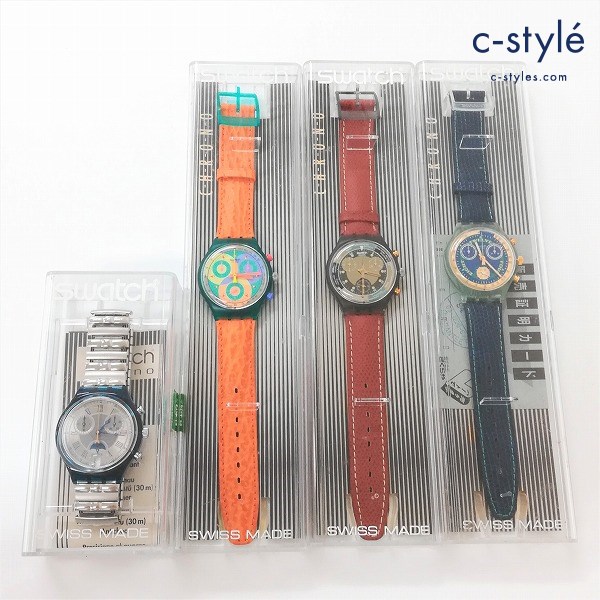 Swatch スウォッチ 腕時計 クォーツ 30m防水性 ウォッチ 計4点