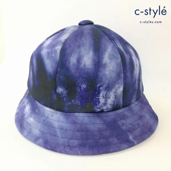 Needles ニードルズ 21SS PRINTED TIEDYE Bermuda Hat M パープル系 帽子 日本製 ダイダイプリント
