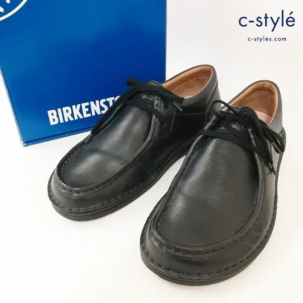 BIRKENSTOCK ビルケンシュトック PASADENA パサデナ レザーシューズ 41 ブラック