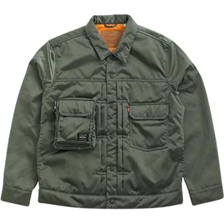Levi’s×PORTER(リーバイス×ポーター) TYPE II トラッカージャケット SAGE GREEN