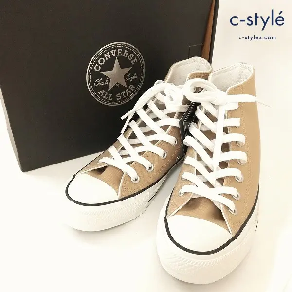 CONVERSE コンバース ALL STAR 100 WORK FABRIC HI ハイカット スニーカー 24.5cm ベージュ レディース