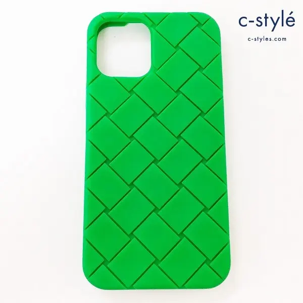 BOTTEGA VENETA ボッテガヴェネタ iPhone 12 pro ケース グリーン シリコンケース スマホケース