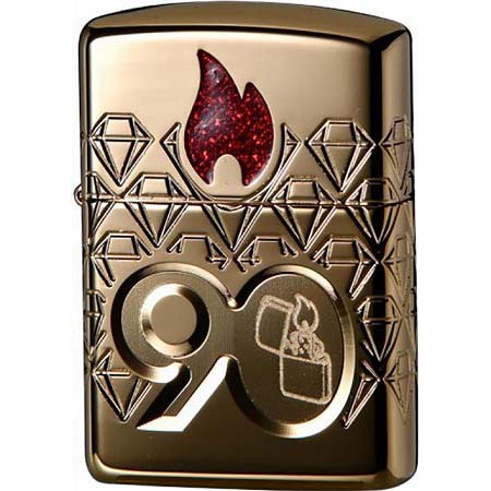 ZIPPO(ジッポー) ZIPPO90周年記念モデル ゴールド[アジア限定モデル]