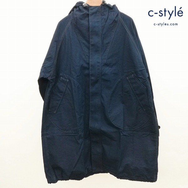 45R フォーティファイブアール サードオックスフォード スノーパーカー 0 ネイビー 日本製 綿100