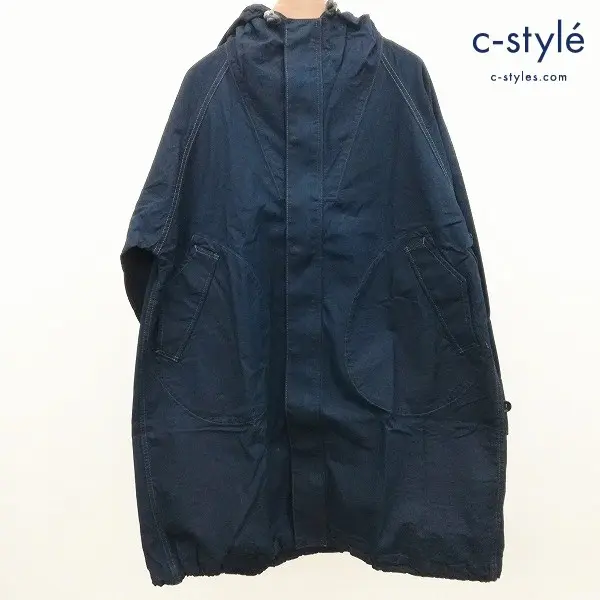 45R フォーティファイブアール サードオックスフォード スノーパーカー 0 ネイビー 日本製 綿100