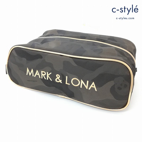 MARK&LONA マークアンドロナ カモ スカル シューズケース マルチカラー 迷彩 カモフラ