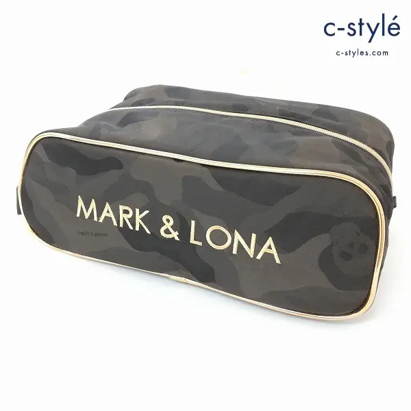 MARK&LONA マークアンドロナ カモ スカル シューズケース マルチカラー 迷彩 カモフラ