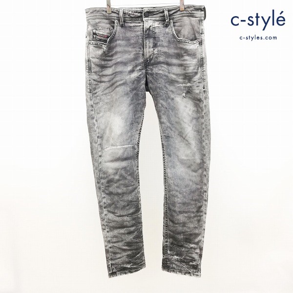 DIESEL ディーゼル デニムパンツ THOMMER-T W36 グレー系 ジーンズ ストレッチ