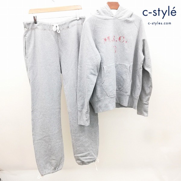 The REAL McCOY’S リアルマッコイズ M.S.C.78 スウェット 上下セットアップ XL グレー パーカー