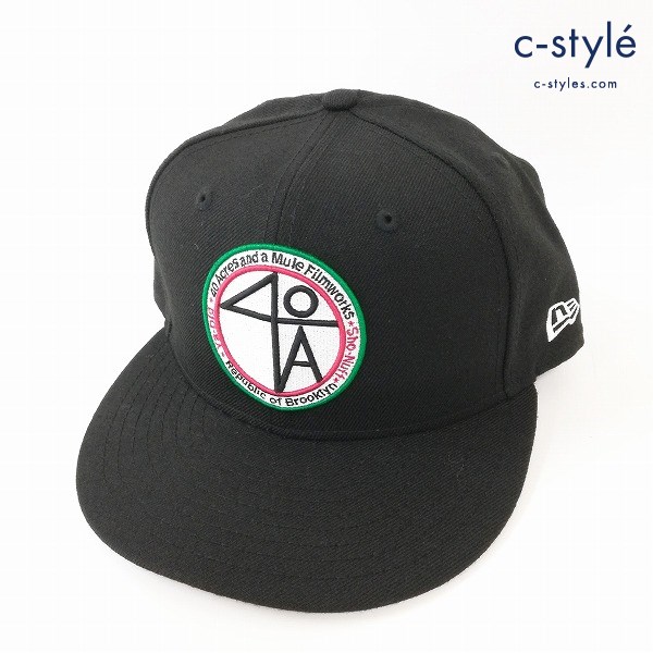 NEW ERA × SPIKE LEE キャップ 7・1/2 59.6cm ブラック 59FIFTY 40ACRES フォーティーエーカーズ