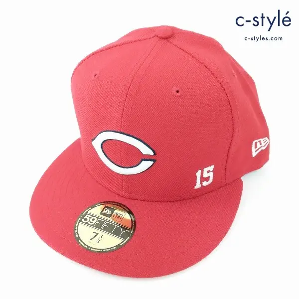 NEW ERA ニューエラ キャップ 7・3/8 58.7cm レッド 黒田博樹モデル NPB プロ野球 広島カープ 帽子