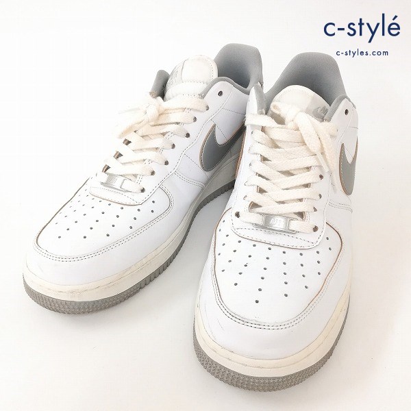 NIKE ナイキ AIR FORCE 1 07 LV8 ラベルメーカー スニーカー 28.5cm ホワイト DC5209-100