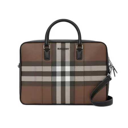 BURBERRY LONDON(バーバリーロンドン) チェック＆レザー ブリーフケース