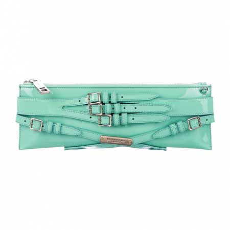 BURBERRY PRORSUM(バーバリープローサム) TURQUOISE PARMOOR BRIDLE CLUTCH