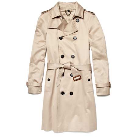 BURBERRY PRORSUM(バーバリープローサム) Cotton Sateen Trench Coat