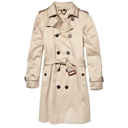 BURBERRY PRORSUM(バーバリープローサム) Cotton Sateen Trench Coat