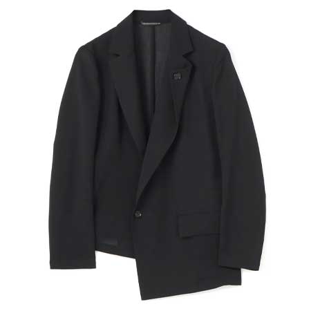 Y’s(ワイズ) POLYESTER ASYMMETRY JACKET