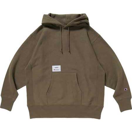 WTAPS×Champion(ダブルタップス×チャンピオン) Reverse weave Hooded Sweatshirt Olivedrab