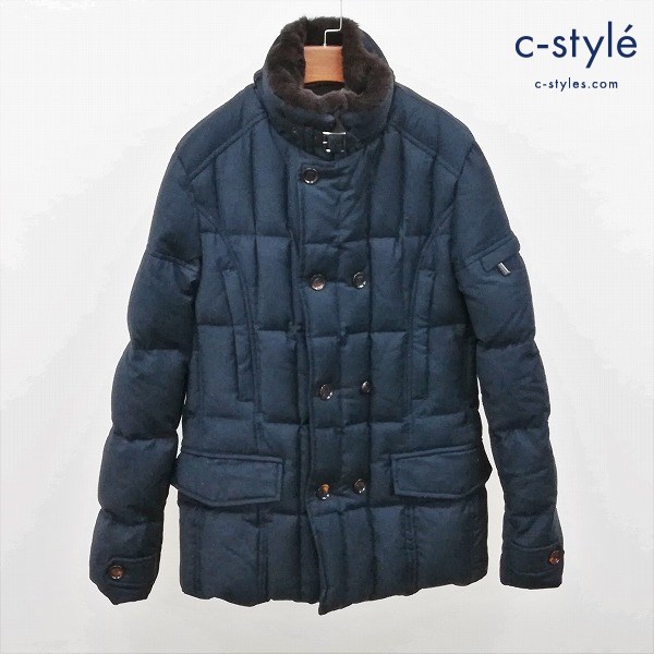 MOORER ムーレー SIRO ダウンジャケット 48 ネイビー キルティング イタリア製