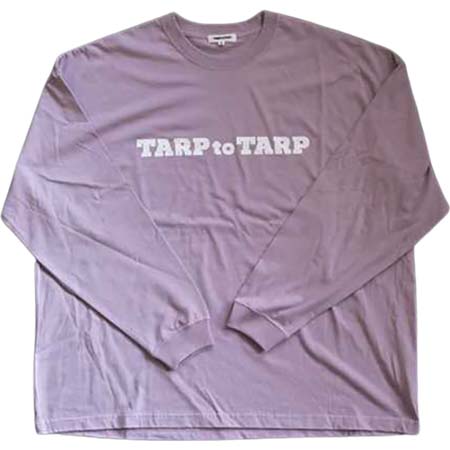 TARPtoTARP(タープトゥタープ)Big Silhouette T-shirt L/S スモーキーパープル