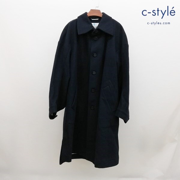Vivienne Westwood MAN ヴィヴィアンウエストウッドマン ステンカラーコート 50 ネイビー