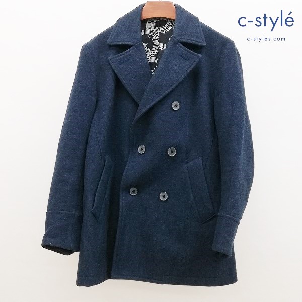 NUMBER(N)INE ナンバーナイン × STUDIOUS ステュディオス チェスターコート 2 紺