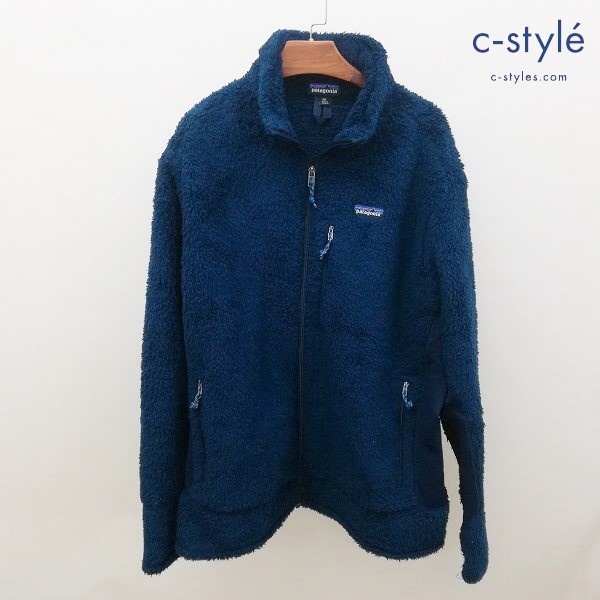 patagonia パタゴニア ジップアップフリースジャケットPO217275 XXL 紺 ボア フリース