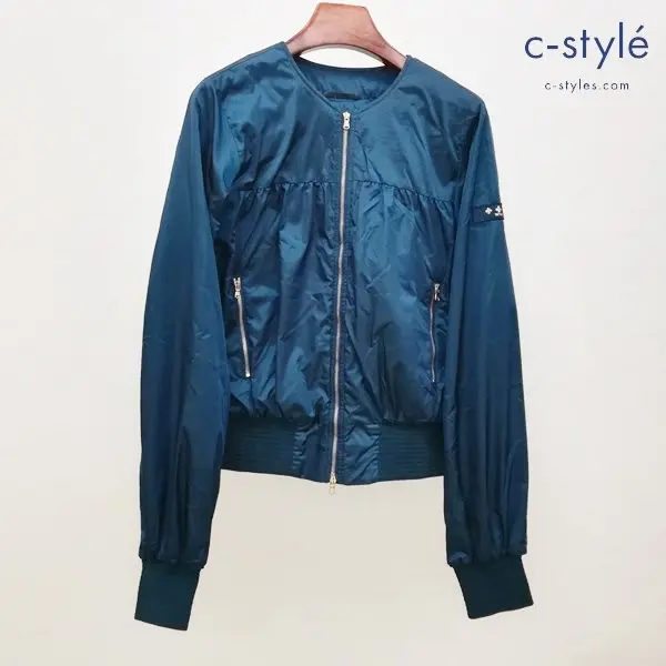 TATRAS タトラス BULAGORA ショートブルゾン ダウンジャケット 02 ネイビー ノーカラー