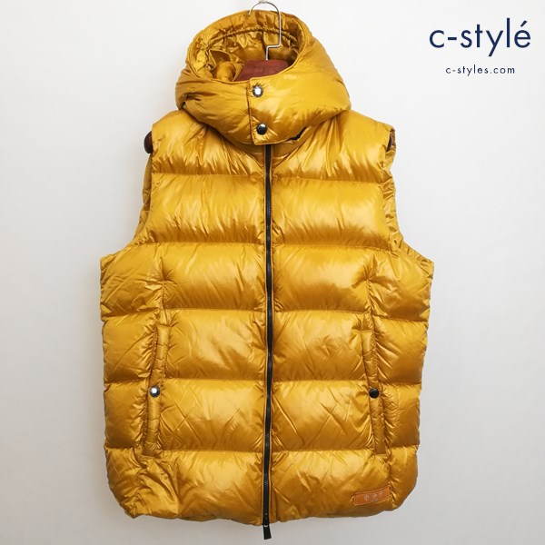 TATRAS タトラス ダウンベスト 04 イエロー 厚手 ナイロン フーディー イタリア製