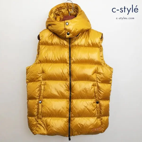 TATRAS タトラス ダウンベスト 04 イエロー 厚手 ナイロン フーディー イタリア製