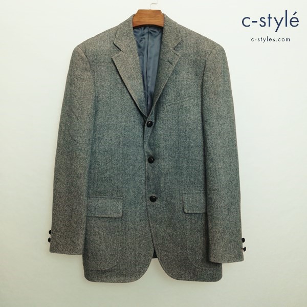 J.PRESS カシミヤ ツイードテーラード ジャケット A7 グレー