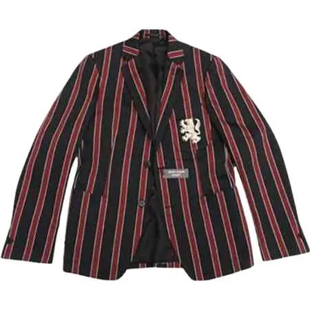 REATS TAILOR ZAZOUS(リーツテイラー ザズー) スクールジャケット ライオン刺繍 ロンドンストライプ
