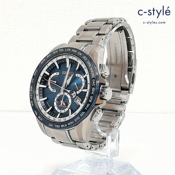SEIKO セイコー ASTRON アストロン 8X53-0AD0-2 腕時計 ソーラー GPS シルバー×ブルー系