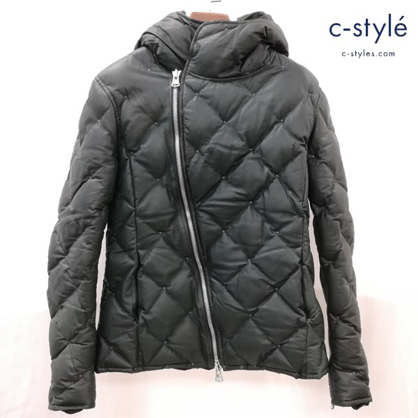 BACKLASH バックラッシュ カンガルーレザーダウンジャケット 3 （L) ダークグリーン 1363-02 日本製